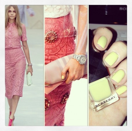 cara-burberry-ss14-nails-pale-yellow
