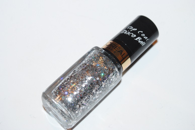L'Oreal Paris Color Riche Top Coat - Disco Ball L'oreal-paris-top-coats-disco-ball-review