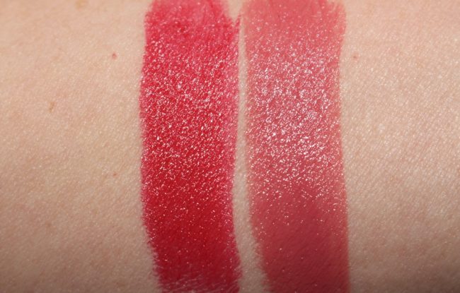 Touch in Sol UK - Review & Swatches - Korean Flawless, Fearless Colour 10 Touch in Sol Rouge Fondue Swatches - Fondue Red & Fondue Coral Beige