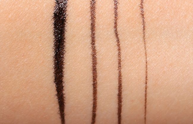 dolce and gabbana fall 2018 makeup eyeliner swatch